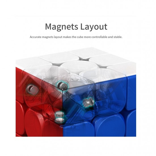 Cub Magic 3x3x3 Moyu MoFang Meilong 3M magnetic, Stickerless, 2600CUB-2
