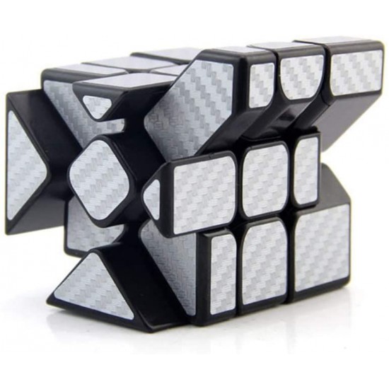 Cub Magic 3x3x3 Moyu Unequal Fisher fibra de carbon silver, 153CUB-1 Cub Magic 3x3x3 Moyu Unequal Fisher fibra de carbon silver, 153CUB-1