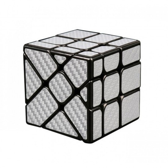 Cub Magic 3x3x3 Moyu Unequal Fisher fibra de carbon silver, 153CUB-1 Cub Magic 3x3x3 Moyu Unequal Fisher fibra de carbon silver, 153CUB-1