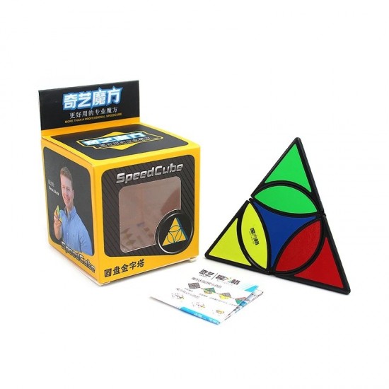 Cub Magic 3x3x3, QiYi Coin Tetrahedron Pyraminx , Black, 301CUB-1