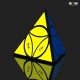 Cub Magic 3x3x3, QiYi Coin Tetrahedron Pyraminx , Black, 301CUB-1