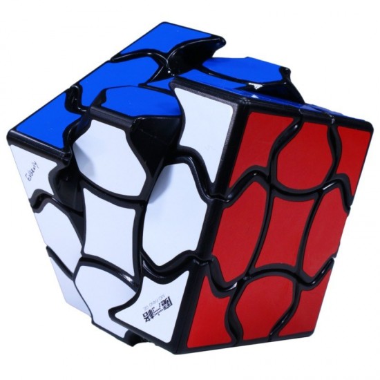 Cub Magic 3x3x3 QiYi Fluffy  Speedcube, Black, 341CUB-1