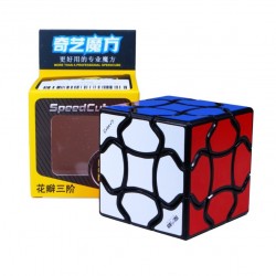 Cub Magic 3x3x3 QiYi Fluffy Speedcube, Black, 341CUB-1 Cub Magic 3x3x3 QiYi Fluffy Speedcube, Black, 341CUB-1