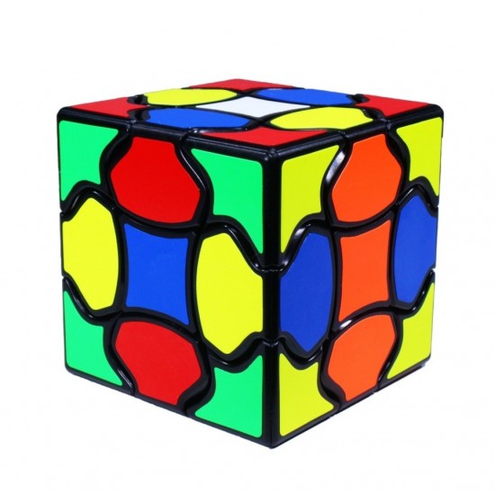 Cub Magic 3x3x3 QiYi Fluffy  Speedcube, Black, 341CUB-1