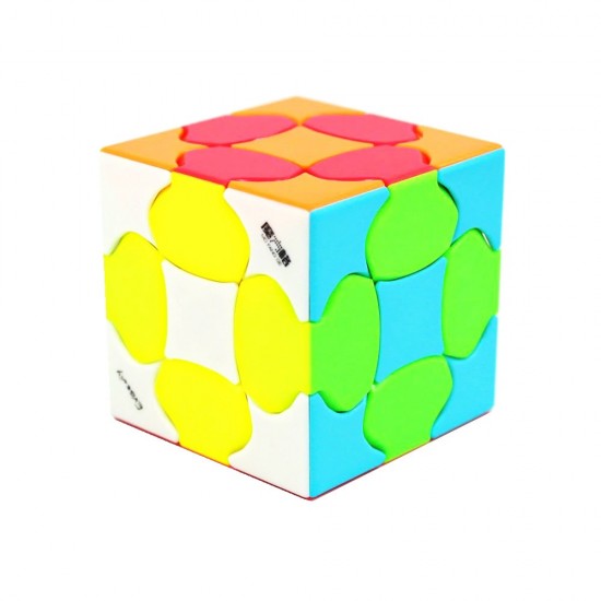 Cub Magic 3x3x3, QiYi Fluffy  Speedcube, Stickerless, 464CUB-1