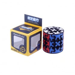 Cub Magic 3x3x3, QiYi Gear Cylinder SpeedCube, Black, 417CUB-1 Cub Magic 3x3x3, QiYi Gear Cylinder SpeedCube, Black, 417CUB-1