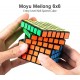 Cub Magic 6x6x6 Moyu MoFang Meilong, Black, 440CUB-1