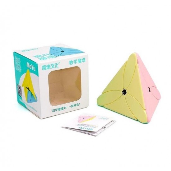 Cub Magic MoYu Maple Leaf Pyraminx macaron, Stickerless, 404CUB-1 Cub Magic MoYu Maple Leaf Pyraminx macaron, Stickerless, 404CUB-1