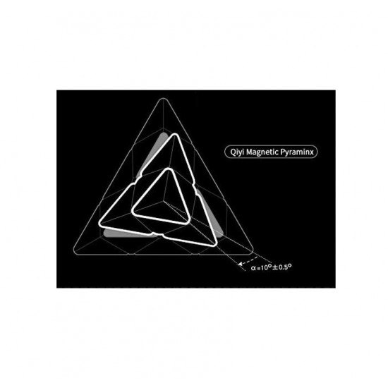 Cub Magic QiYi MS Pyraminx Magnetic, Stickerless, 470CUB-1