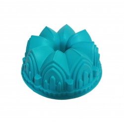 Forma din silicon pentru chec, cozonac pane, Blat tort, Albastru, 22 cm , 279COF