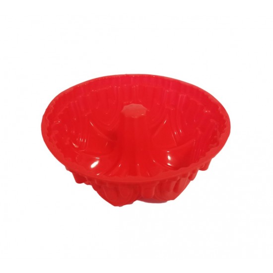 Forma din silicon pentru chec, cozonac pane, Blat tort, Rosu, 22 cm , 278COF
