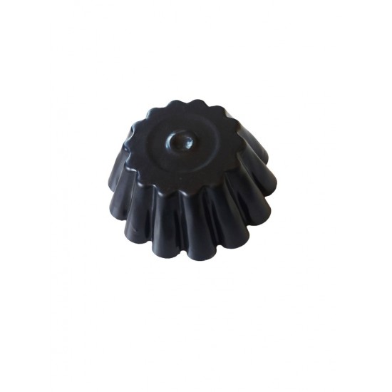 Forma pentru Savarine, Set 10 cavitati, Negru, 10 cm, 400COF