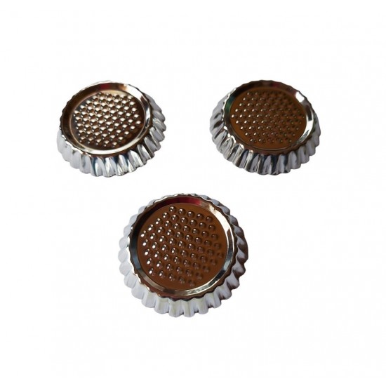 Forma pentru Tarte, Set 3 cavitati, 8 cm, 380COF