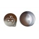 Forma pentru prajituri, Rotund cu sablon de ornat, Model dovleac de halloween, 7.5 cm, 419COF