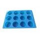 Forma silicon 12 cavitati, 25 cm, 208COF