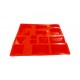 Forma silicon 13 cavitati, Tema Sarbatori de iarna, Pentru prajituri sau Bomboane, Rosu, 27 cm, 241COF