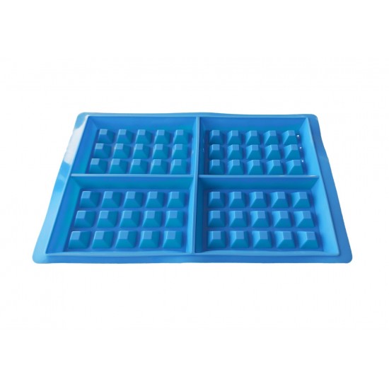 Forma silicon 4 cavitati, Pentru Grofe, Albastru, 28 cm, 234COF