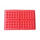 Forma silicon 4 cavitati, Pentru Grofe, Rosu, 28 cm, 233COF