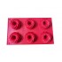 Forma silicon pentru prajituri, 6 cavitati, Spirala, 155COF