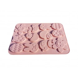 Forma silicon pentru prajituri, Iepurasi, Ou, Pui, Floare, 174COF