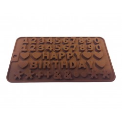 Forma silicon pentru prajituri, Numere din ciocolata, 162COF