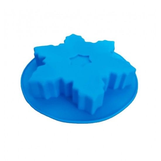 Forma silicon, pentru tarta, Fulg de nea, 22 cm 143COF
