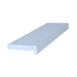 Glaf PVC interior pentru ferestre Alb 200 x 30 cm 