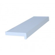 Glaf PVC interior pentru ferestre Alb 150 x 15 cm 