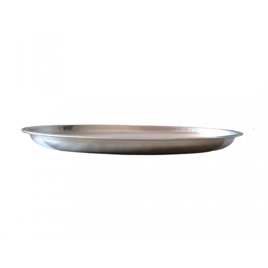 Tava servire de Inox, Argintiu, 39 cm, HML28