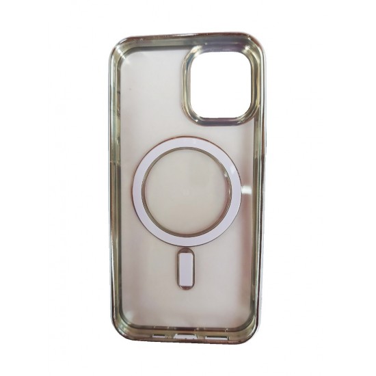 Husa telefon compatibila cu Apple iPhone 12 Pro, Silver, 430HT