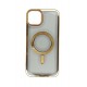 Husa telefon compatibila cu Apple iPhone 12, Gold, 396HT