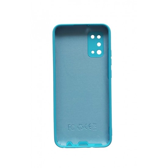 Husa telefon compatibila cu Samsung Galaxy A02s, Albastru, Cu interior de catifea, 170HT