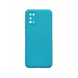 Husa telefon compatibila cu Samsung Galaxy A02s, Albastru, Cu interior de catifea, 170HT