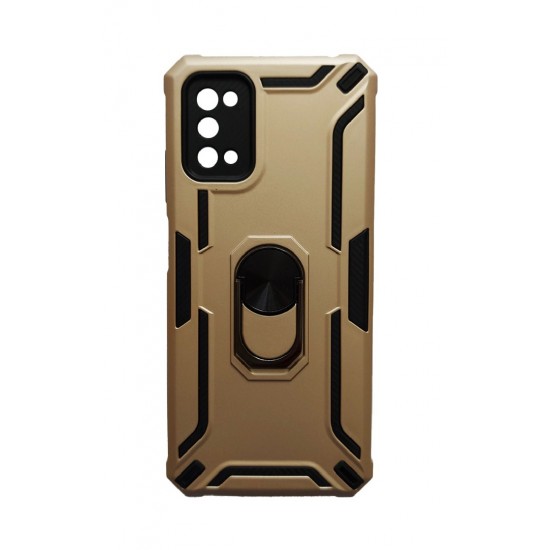 Husa telefon compatibila cu Samsung Galaxy A02s, Powerful, Inel si placuta metalica, HT126
