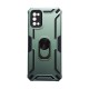 Husa telefon compatibila cu Samsung Galaxy A03s, Powerful, Inel si placuta metalica, HT109