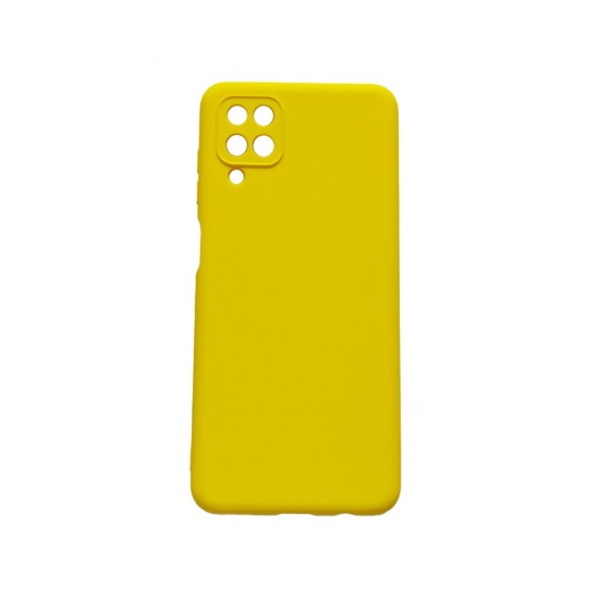 Husa telefon compatibila cu Samsung Galaxy A12, Galben, Cu interior de catifea, 212HT Husa telefon compatibila cu Samsung Galaxy A12, Galben, Cu interior de catifea, 212HT