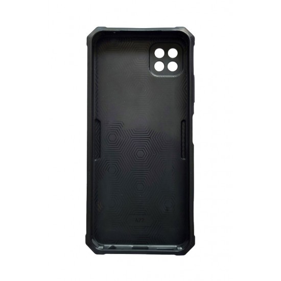 Husa telefon compatibila cu Samsung Galaxy A22 5G, Powerful, Inel si placuta metalica, HT121