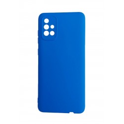 Husa telefon compatibila cu Samsung Galaxy A71 4G, A71, Albastru, Cu interior de catifea, 389HT