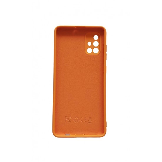 Husa telefon compatibila cu Samsung Galaxy A71 4G, A71, Portocaliu, Cu interior de catifea, 176HT Husa telefon compatibila cu Samsung Galaxy A71 4G, A71, Portocaliu, Cu interior de catifea, 176HT