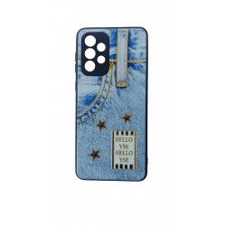 Husa telefon compatibila cu Samsung Galaxy A53 G, Albastru, Hello, 302HT