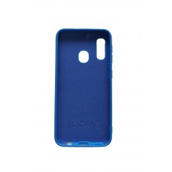 Husa telefon compatibila cu Samsung Galaxy Galaxy A20e, Albastru, Cu interior de catifea, 179HT