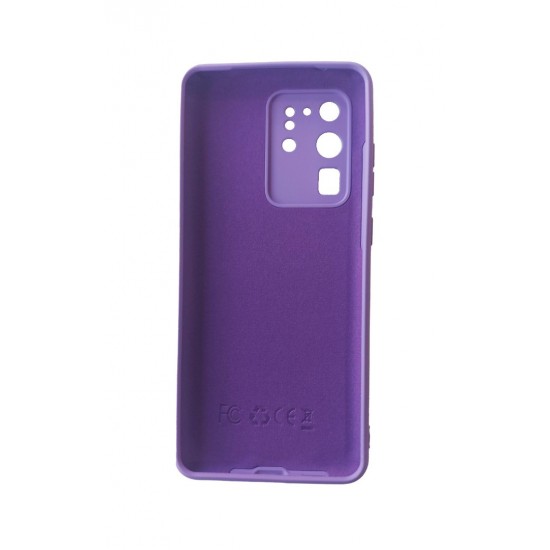 Husa telefon compatibila cu Samsung Galaxy S20 Ultra, S20 Ultra 5G, Mov, Cu interior de catifea, 264HT 