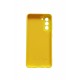Husa telefon compatibila cu Samsung Galaxy S21, Galben, Cu interior de catifea, 242HT