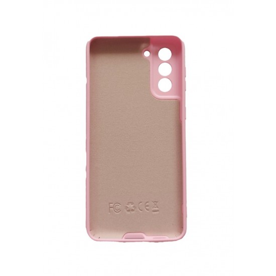 Husa telefon compatibila cu Samsung Galaxy S21 Plus, Roz, Cu interior de catifea, 230HT
