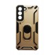 Husa telefon compatibila cu Samsung Galaxy S22 Plus, Powerful, Inel si placuta metalica, HT100