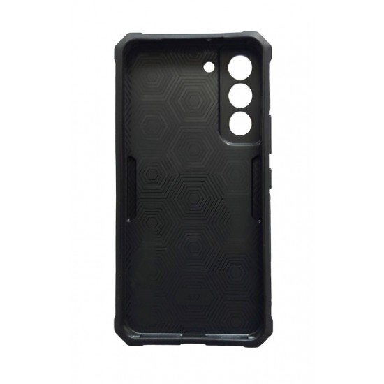 Husa telefon compatibila cu Samsung Galaxy S22 Plus, Powerful, Inel si placuta metalica, HT100