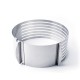 Inel feliator blat de tort ajustabil 8 cm, 16-20 cm, otel inoxidabil, 145COF