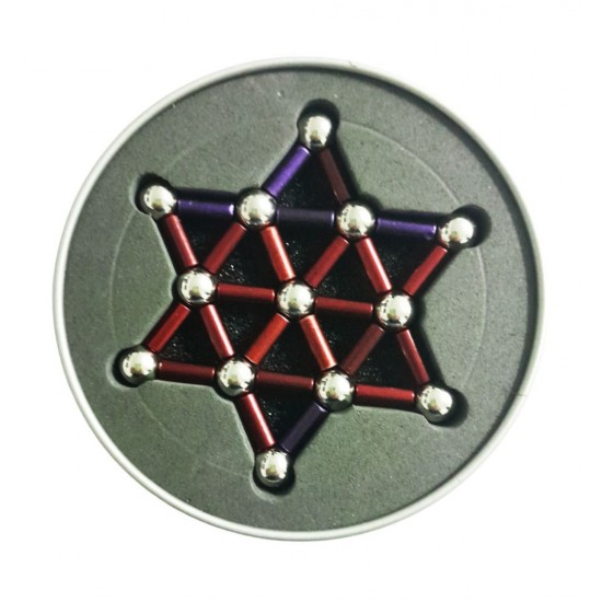 Puzzle bile magnetice antistres, 35 de piese, LTOY60-1