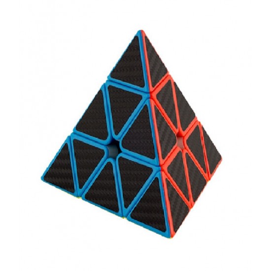 Cub Magic Pyraminx 3x3x3, Fanxin, Fibra de carbon, 503CUB