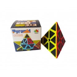 Cub Magic Pyraminx 3x3x3, Fanxin, Fibra de carbon, 503CUB
